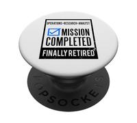 Retirement gift idea Retired Operations-Research-Analyst PopSockets Adhesive PopGrip