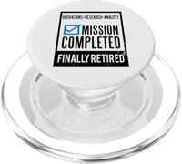 Retirement gift idea Retired Operations-Research-Analyst PopSockets PopGrip for MagSafe
