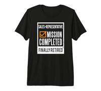 Retirement Gift idea Retired Sales-Representative Premium T-Shirt