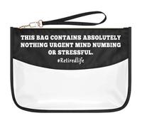 Retirement Gifts 2025 Retiredlife Makeup Bag Funny Retirement Gifts for Women Mom Grandma Coworker Teacher Nurses Friends Retired Gifts Farewell Gift Zipper Cosmetic Bag Clear Travel Toiletry Pouch