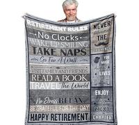 Retirement Gifts for Men 2025, Best Retirement Gifts Ideas, Funny Farewell Gifts for Coworkers Men, Going Away Gift, Goodbye Gifts for Coworkers, Coworker Leaving Gift Blanket 130X150CM