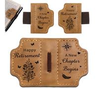 Retirement Gifts for Men Leather Bookmark for Dad Coworkers Happy Retirements Gifts for Nurse Retired Gift for Men Husband Retirement Party Favors Coworker Leaving Gift for Mens Bookmarks for Mens
