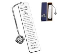 Retirement Gifts for Woman Men Book Lovers Retirement Bookmark Coworker Christmas New Job Leaving Going Away Farewell Goodbye Gifts for Women Men Coworkers Boss Leader Teacher Friends Gift Basket