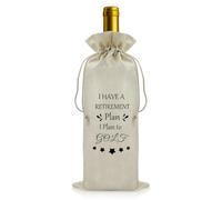 Retirement Gifts for Woman Men Wine Gift Bags Thank You Leaving Gifts Retired Farewell Gift for Coworkers Colleagues Happy Retirement Party Decorations for Man Woman Teacher Friend Coworker Nurse
