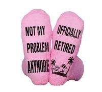 Retirement Gifts for Women,Funny Retirement Socks for Women Novelty Socks Gifts Ideas for Friend Colleagues Happy Retirement Gift, Funny Retired Gifts for Her,Anti-Slip Funny Socks Presents