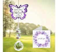 Retirement Gifts for Women, Leaving Gifts for Colleagues Women - Butterfly Acrylic Crystal Suncatcher Retirement Decorations, New Job Gift, Leaving Presents for Colleagues Teacher Nurse