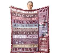 Retirement Gifts for Women/Men, Best Retirement Gifts Ideas, Colleague Leaving Gifts, Funny Farewell Gifts for Coworkers Women, Going Away Gift, Goodbye Gifts for Coworkers/Female Blanket 200X150CM
