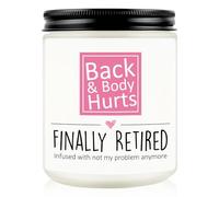 Retirement Gifts for Women Men, Leaving Gifts, Happy Retirement Candle Present for Colleagues, Teachers, Coworkers, Friend, Best Friend Happy Retirements Party Decorations