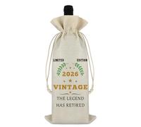 Retirement Gifts for Women Men Wine Bag Leaving Gift for Colleague Retirement Gift for Boss Manager Friends Family Wine Bottle Bag Goodbye Farewell Going Away Gift for Coworkers
