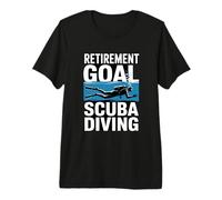 Retirement Goal Scuba Diving Ocean Premium T-Shirt