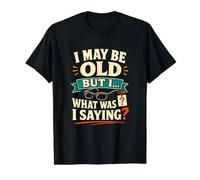Retirement Humor What was I Saying Value Graphic T-Shirt, Men, Black, S
