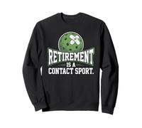 Retirement Is A Contact Sport Bandaged Pickleball Sweatshirt