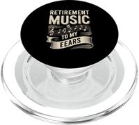 Retirement Music Is To My Ears Harmonious Tune PopSockets PopGrip for MagSafe