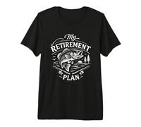 Retirement Plan Fishing Enjoying Retired Life Celebration Premium T-Shirt