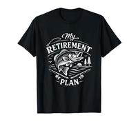 Retirement Plan Fishing Enjoying Retired Life Celebration T-Shirt