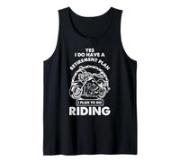 Retirement Plan Riding Motorcycle Humor Biker Life Tank Top
