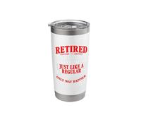 Retirement Retired After-School Program Director Stainless Steel Insulated Tumbler