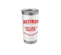 Retirement Retired Digital Currency Analyst Stainless Steel Insulated Tumbler