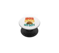 Retirement School Bus Driver PopSockets Adhesive PopGrip