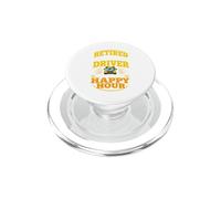 Retirement School Bus Driver Retired PopSockets PopGrip for MagSafe