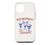 Retirement Season Retire Drinking Cocktails Martinis Case for iPhone 12/12 Pro