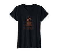 Retirement: The Longest Coffee Break Funny Celebration T-Shirt, Women, Black, M