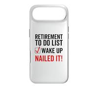 Retirement To Do List Wake up Nailed it Funny Retired Worker Case for iPhone Air