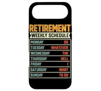Retirement Weekly Schedule Do Whatever The Hell I Want To Do Case for iPhone Air
