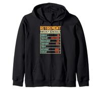 Retirement Weekly Schedule Do Whatever The Hell I Want To Do Zip Hoodie