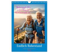 Retirement: Where every day is a weekend UK-Version (Wall Calendar 2026 DIN A4 Portrait), CALVENDO 12 Month Wall Calendar