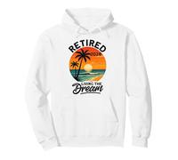 Retirement Women Men Retired 2028 Living The Dream Pullover Hoodie