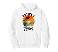 Retirement Women Men Retired Living The Dream Pullover Hoodie