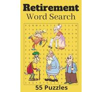 Retirement Word Search Puzzle Book: Happy Retirement Word Search Puzzle Book, 110 Pages, 55 Puzzles