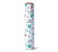 Retirement Wrapping Paper - Happy Retirement Gift Wrap Roll, Personalised Retirement Gift Wrap with Name, Funny & Elegant Retirement Party Wrapping Paper (Design 6, A1 23.4 x 33.1 inches)