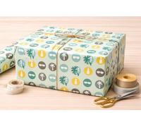 Retirement Wrapping Paper - Happy Retirement Gift Wrap Roll, Personalised Retirement Gift Wrap with Name, Funny & Elegant Retirement Party Wrapping Paper (Design 1, 1 Metre)