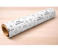 Retirement Wrapping Paper - Happy Retirement Gift Wrap Roll, Personalised Retirement Gift Wrap with Name, Funny & Elegant Retirement Party Wrapping Paper (Design 5, 24 inch x 1m roll)