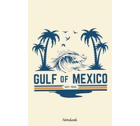 Reto Gulf Coast Gulf Of Mexico Est 1552 Patriotic Democrats Notebook: Blank Lined Notebook, Journal, Diary, Note Pad, Writing Notes, 120 Pages, For Students, Work or Personal Use