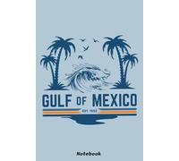 Reto Gulf Coast Gulf Of Mexico Est 1552 Patriotic Democrats Notebook: Lined Notebook Journal Diary College Ruled 6x9 120 Pages