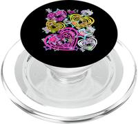 Reto Hearts Vintage 60s 80s Heart Child Girls Boys PopSockets PopGrip for MagSafe