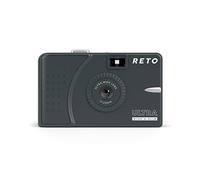 RETO Ultra Wide and Slim 35mm Reusable Daylight Film Camera - 22mm Wide Lens, Focus Free, Light Weight, Easy to Use (Charcoal)