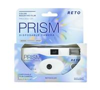 Retocolor Prism 400 35mm Disposable Film Camera 27EXP, ISO400, Color Negative Film, Focus Free, Easy to Use, Built in Flash, Single Use (Film and Battery Included)