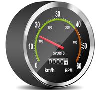 Retoo Bicycle Computer Bicycle Computers Waterproof Mechanical Analogue Speedometer Accurate Data Retro Look Manuel Speedometer Accessories Bicycle Computer Children Cycling Travel MTB Key Figures