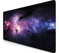 Retoo Gaming Mouse Mat XXL, 800 x 400 mm, Large Mouse Mat, Table Mat, Large Size, Non-Slip Desk Mat Improves Speed and Precision, Cosmos Motif