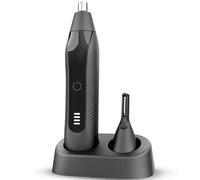 Retoo Nose Hair Trimmer Men's 2-in-1 Electric Ear Hair Trimmer and Eyebrow Trimmer, Rechargeable USB 300 mAh, Stainless Steel Blades 6800 RPM, Painless Precision Trimming, 1.5 Hours Running Time
