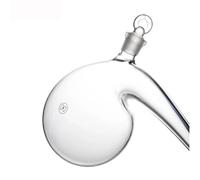 Retort, 1000mL Retort with Ground - In Glass Stopper 1L Borosilicate 3.3 Glass Distillation Distilling Flask Laboratory Chemistry