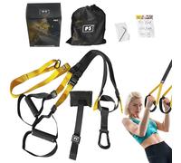 Retoteng Suspension Trainer Home Gym Equipment, Suspension Training Belt Resistance Band Bar - Suitable for Travelling and for Training Indoor and Outdoor