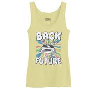 Retour vers le Futur Women's Wobafudtk002 Tank Top, Yellow, XXL