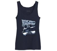 Retour vers le Futur Women's Wobafudtk003 Tank Top, Navy Blue, XL