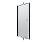 RETRAC 610301 7 x 16-Inch Stainless Steel Angle-Back West Coast Mirror Head, Universal Driver or Passenger Side