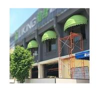 Retractable 140cm Dome Waterproof Canvas Canopy for Doors &UV & Rain Protect CustomizableShelter with Easy Inllat Fittings